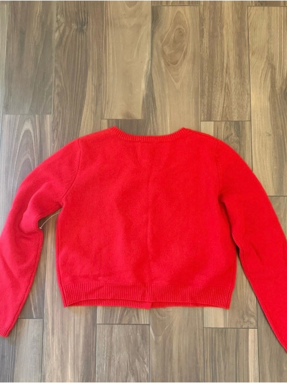 Reformation Clara Cashmere Crew Cardigan Size L - Picture 4 of 7